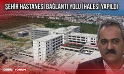 Şehir Hastanesi Bağlantı Yolu İhalesi Yapıldı