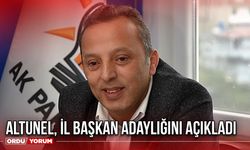 Altunel, İl Başkan Adaylığını Açıkladı