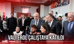 Vali Erol Çalıştaya Katıldı