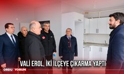 Vali Erol, İki İlçeye Çıkarma Yaptı