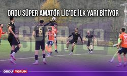 Ordu Süper Amatör Lig'de İlk Yarı Bitiyor