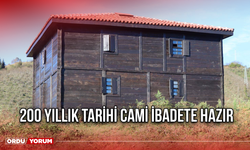 200 Yıllık Tarihi Cami İbadete Hazır