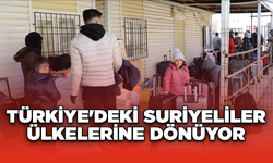 Türkiye'deki Suriyeliler ülkelerine dönüyor