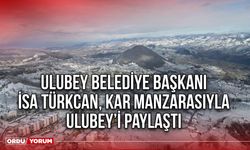 Ulubey Belediye Başkanı İsa Türkcan, Kar Manzarasıyla Ulubey’i Paylaştı