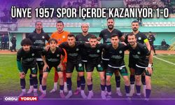 Ünye 1957 Spor İçerde Kazanıyor 1-0