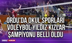 Ordu'da Okul Sporları Voleybol Yıldız Kızlar Şampiyonu Belli Oldu