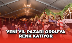 Yeni Yıl Pazarı Ordu’ya Renk Katıyor