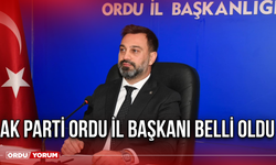 Ak Parti Ordu İl Başkanı Belli Oldu