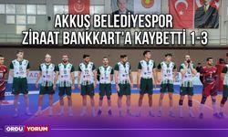 Akkuş Belediyespor, Ziraat Bankkart'a Kaybetti 1-3