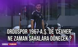 Orduspor 1967 A.Ş.'de 'Cevher' Ne Zaman Sahalar Dönecek ?