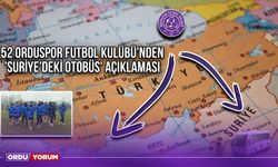 52 Orduspor Futbol Kulübü'nden 'Suriye'deki Otobüs' Açıklaması