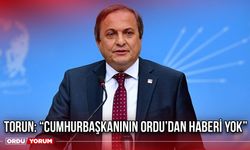 Torun: “Cumhurbaşkanının Ordu’dan Haberi Yok”