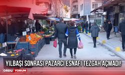 Yılbaşı Sonrası Pazarcı Esnafı Tezgah Açmadı!