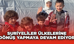 Suriyeliler ülkelerine dönüş yapmaya devam ediyor