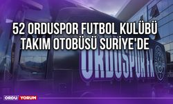 52 Orduspor Futbol Kulübü Takım Otobüsü Suriye'de