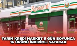 Tarım Kredi Market 5 Gün Boyunca 16 Ürünü İndirimli Satacak