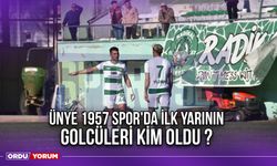 Ünye 1957 Spor'da İlk Yarının Golcüleri Kim Oldu ?