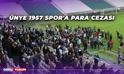 Ünye 1957 Spor'a Para Cezası