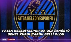 Fatsa Belediyespor'da Olağanüstü Genel Kurul Tarihi Belli Oldu