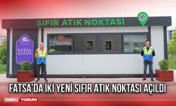 Fatsa’da İki Yeni Sıfır Atık Noktası Açıldı