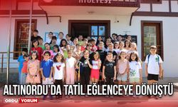 Altınordu’da Tatil Eğlenceye Dönüştü