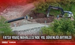 Fatsa Yavaş Mahallesi’nde Yol Güvenliği Artırıldı