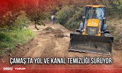 Çamaş’ta Yol ve Kanal Temizliği Sürüyor