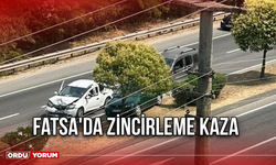 Fatsa'da zincirleme kaza