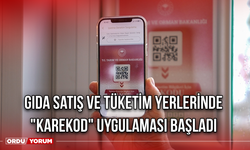 Gıda satış ve tüketim yerlerinde "karekod" uygulaması başladı