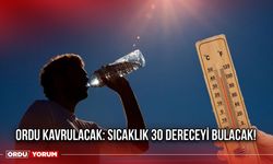 Ordu Kavrulacak: Sıcaklık 30 Dereceyi Bulacak!