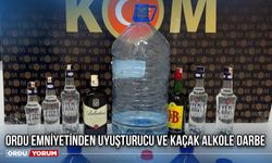 Ordu Emniyetinden Uyuşturucu ve Kaçak Alkole Darbe