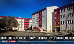 Ordu Fen Lisesi YKS'de Türkiye Dereceleriyle Gururlandırdı