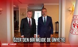 Özer’den Bir Müjde De Ünye’ye