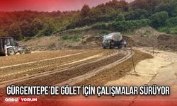 Gürgentepe’de Gölet İçin Çalışmalar Sürüyor