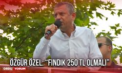 Özgür Özel: “Fındık 250 TL Olmalı”