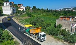 Ünye Yunus Emre Mahallesi Asfaltlandı