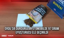 Ordu’da Durdurulan Otomobilde 97 Gram Uyuşturucu Ele Geçirildi