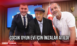 Çocuk Oyun Evi İçin İmzalar Atıldı