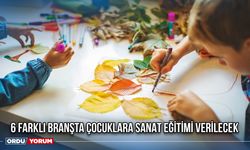 6 Farklı Branşta Çocuklara Sanat Eğitimi Verilecek