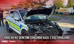Ordu’da Hız Denetimi Sırasında Kaza: 2 Kişi Yaralandı