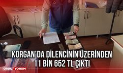 Korgan’da Dilencinin Üzerinden 11 Bin 652 TL Çıktı