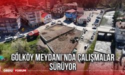 Gölköy Meydanı’nda Çalışmalar Sürüyor