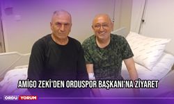 Amigo Zeki'den Orduspor Başkanı'na Ziyaret