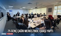 25 Genç Çağrı Merkezinde İşbaşı Yaptı