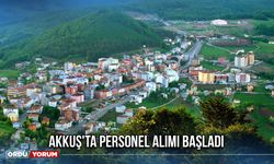 Akkuş'ta Personel Alımı Başladı