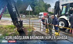Aşırı Yağışların Ardından Ekipler Sahada