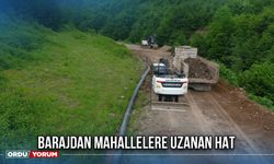 Barajdan Mahallelere Uzanan Hat