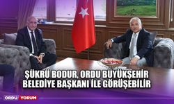 Şükrü Bodur, Ordu Büyükşehir Belediye Başkanı ile Görüşebilir