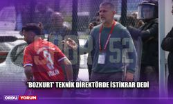 'Bozkurt' Teknik Direktörde İstikrar Dedi