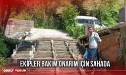 Ekipler Bakım Onarım için Sahada